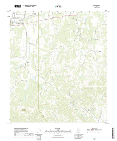 United States Geological Survey Hye, TX (2022, 24000-Scale) digital map