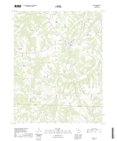 United States Geological Survey Iberia, MO (2021, 24000-Scale) digital map
