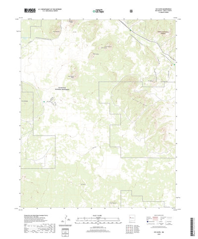 United States Geological Survey Ice Caves, NM (2020, 24000-Scale) digital map