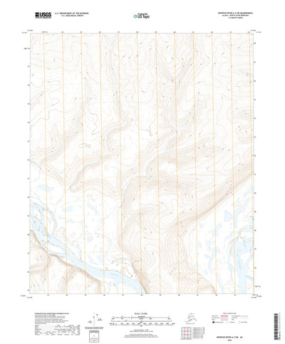 United States Geological Survey Ikpikpuk River A-2 SW, AK (2020, 25000-Scale) digital map