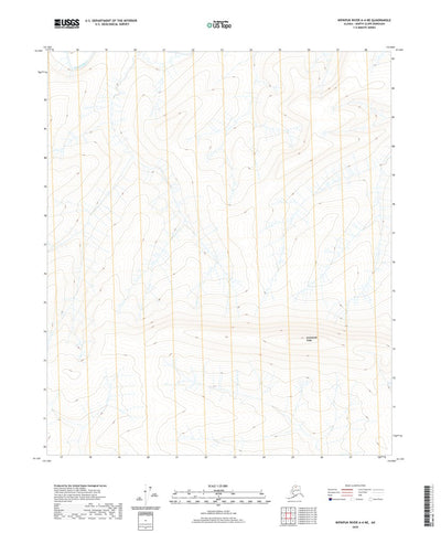 United States Geological Survey Ikpikpuk River A-4 NE, AK (2020, 25000-Scale) digital map