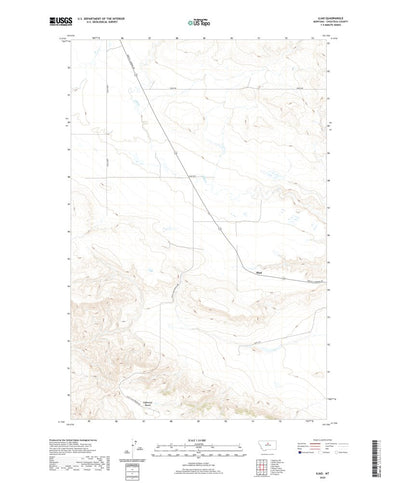 United States Geological Survey Iliad, MT (2020, 24000-Scale) digital map