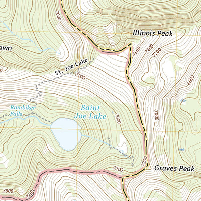 United States Geological Survey Illinois Peak, MT (2020, 24000-Scale) digital map