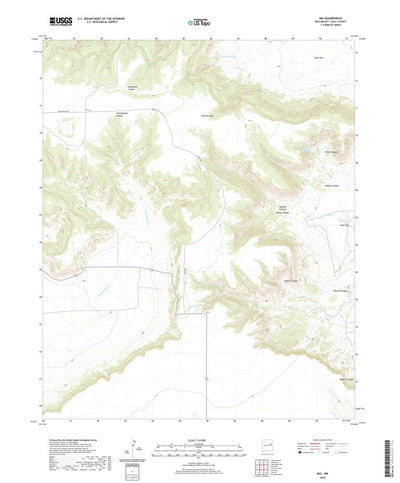 United States Geological Survey Ima, NM (2020, 24000-Scale) digital map