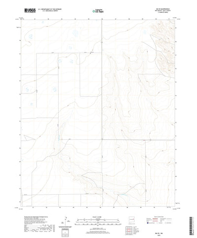 United States Geological Survey Ima SE, NM (2020, 24000-Scale) digital map