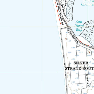 United States Geological Survey Imperial Beach OE W, CA (2021, 24000-Scale) digital map