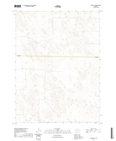 United States Geological Survey Imperial NE, NE (2021, 24000-Scale) digital map