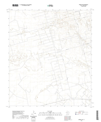 United States Geological Survey Imperial NW, TX (2022, 24000-Scale) digital map