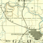 United States Geological Survey Independence, KS (1894, 125000-Scale) digital map