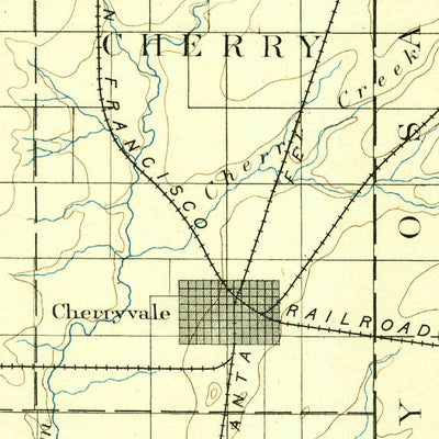 United States Geological Survey Independence, KS (1894, 125000-Scale) digital map