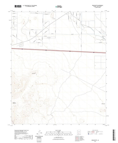 United States Geological Survey Indian Butte, AZ (2021, 24000-Scale) digital map