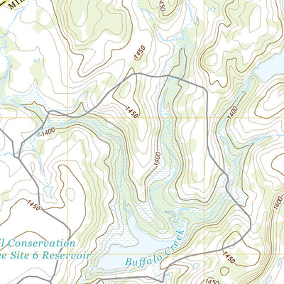 United States Geological Survey Indian Creek, TX (2022, 24000-Scale) digital map