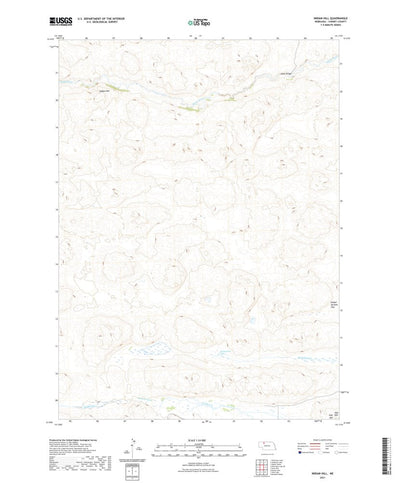 United States Geological Survey Indian Hill, NE (2021, 24000-Scale) digital map