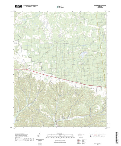 United States Geological Survey Indian Mound, TN (2022, 24000-Scale) digital map