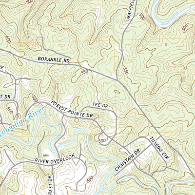 United States Geological Survey Indian Springs, GA (2020, 24000-Scale) digital map