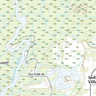 United States Geological Survey Indian Village, LA (2020, 24000-Scale) digital map