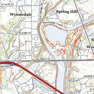 United States Geological Survey Indianapolis West, IN (2022, 24000-Scale) digital map