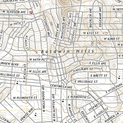 United States Geological Survey Inglewood, CA (2021, 24000-Scale) digital map