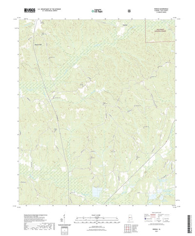 United States Geological Survey Ingram, AL (2021, 24000-Scale) digital map