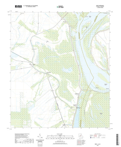 United States Geological Survey Innis, LA (2020, 24000-Scale) digital map