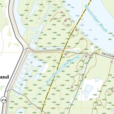 United States Geological Survey Innis, LA (2020, 24000-Scale) digital map