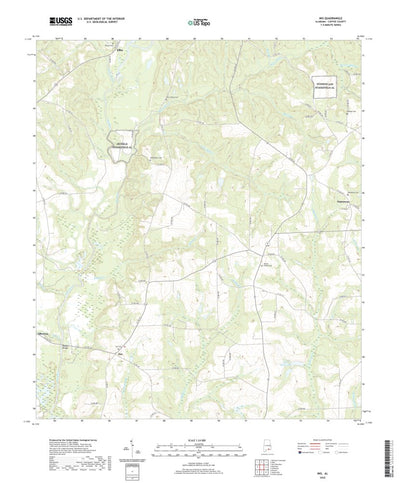 United States Geological Survey Ino, AL (2020, 24000-Scale) digital map