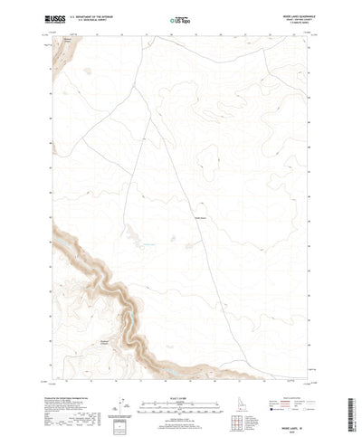 United States Geological Survey Inside Lakes, ID (2020, 24000-Scale) digital map