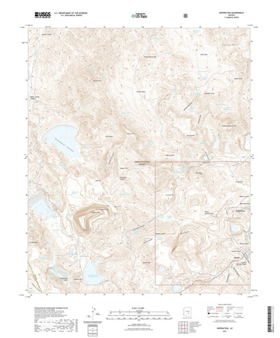 United States Geological Survey Inspiration, AZ (2021, 24000-Scale) digital map
