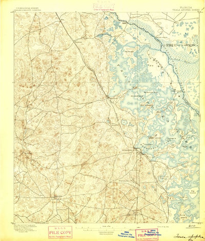 United States Geological Survey Inverness, FL (1895, 62500-Scale) digital map