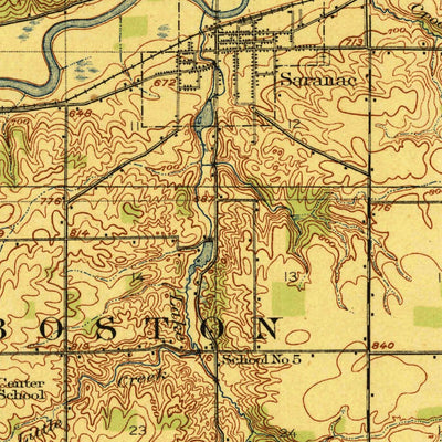 United States Geological Survey Ionia, MI (1918, 62500-Scale) digital map