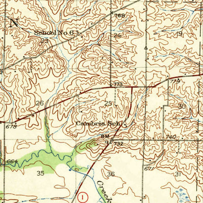 United States Geological Survey Iowa City, IA (1938, 62500-Scale) digital map