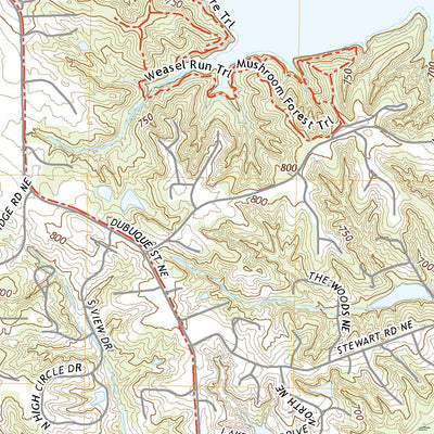 United States Geological Survey Iowa City West, IA (2022, 24000-Scale) digital map