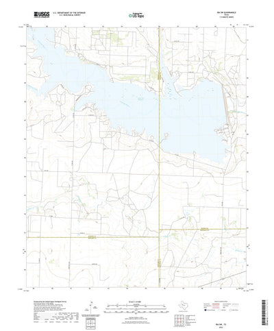 United States Geological Survey Ira SW, TX (2022, 24000-Scale) digital map