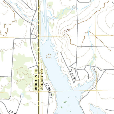 United States Geological Survey Ira SW, TX (2022, 24000-Scale) digital map