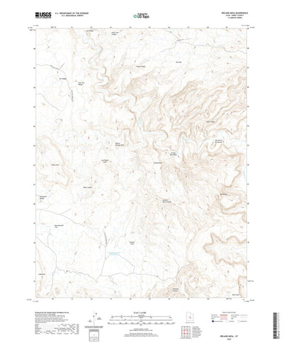 United States Geological Survey Ireland Mesa, UT (2020, 24000-Scale) digital map