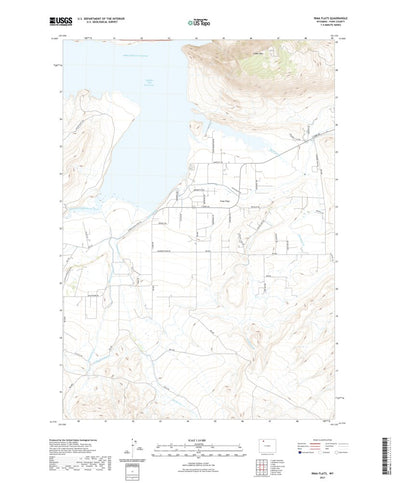 United States Geological Survey Irma Flats, WY (2021, 24000-Scale) digital map