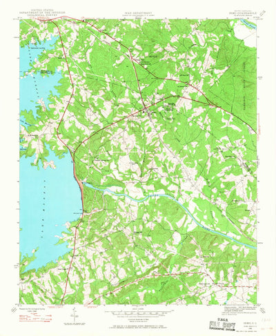 United States Geological Survey Irmo, SC (1946, 24000-Scale) digital map