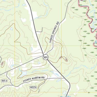 United States Geological Survey Iron Branch, LA (2020, 24000-Scale) digital map
