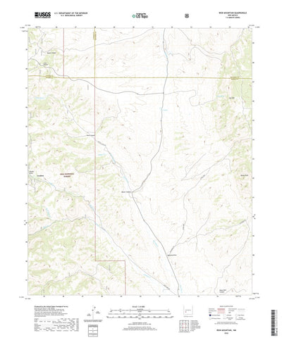 United States Geological Survey Iron Mountain, NM (2020, 24000-Scale) digital map