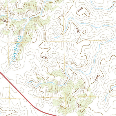 United States Geological Survey Iron Shell Flat West, SD (2021, 24000-Scale) digital map