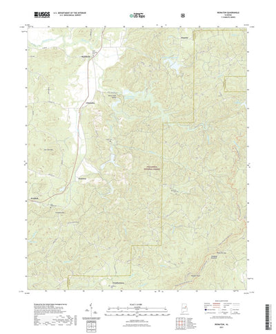 United States Geological Survey Ironaton, AL (2021, 24000-Scale) digital map
