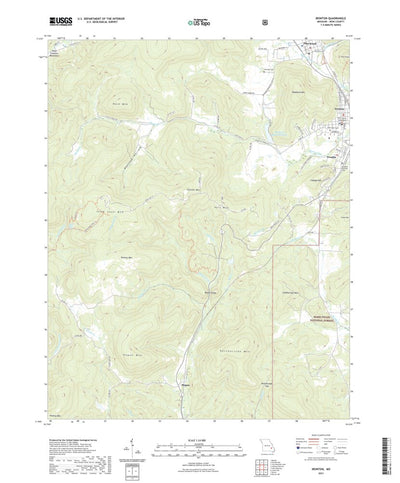 United States Geological Survey Ironton, MO (2021, 24000-Scale) digital map