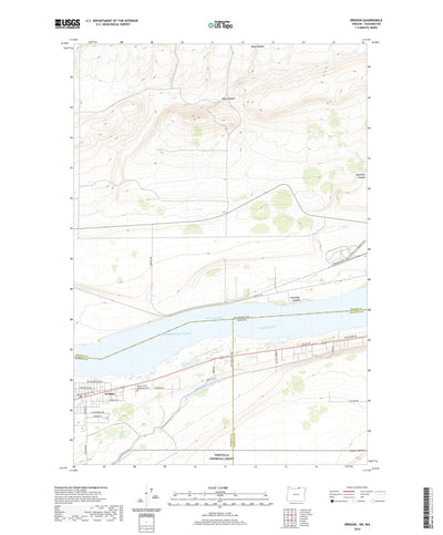 United States Geological Survey Irrigon, OR (2020, 24000-Scale) digital map