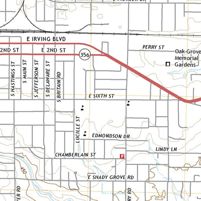 United States Geological Survey Irving, TX (2022, 24000-Scale) digital map