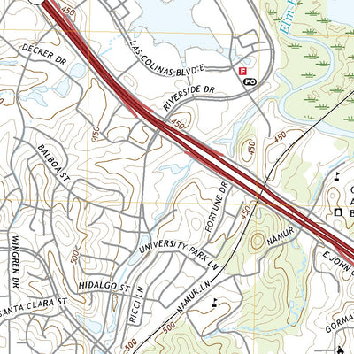 United States Geological Survey Irving, TX (2022, 24000-Scale) digital map