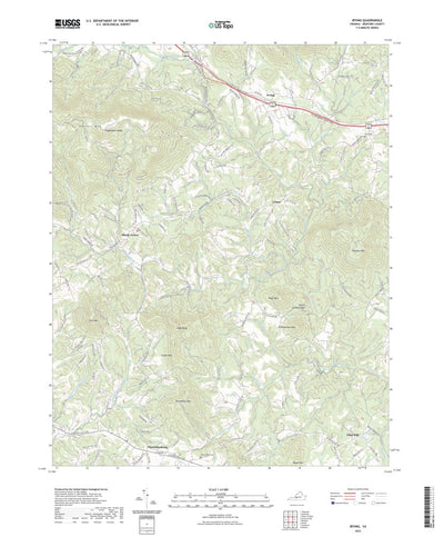 United States Geological Survey Irving, VA (2022, 24000-Scale) digital map