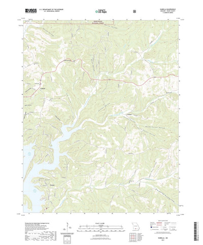 United States Geological Survey Isabella, MO (2021, 24000-Scale) digital map