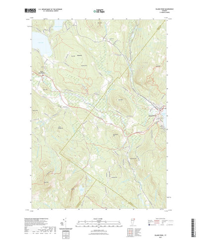 United States Geological Survey Island Pond, VT (2021, 24000-Scale) digital map
