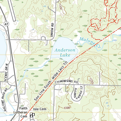 United States Geological Survey Isle, MN (2022, 24000-Scale) digital map