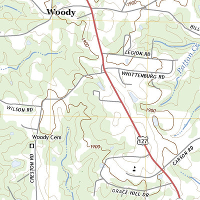 United States Geological Survey Isoline, TN (2022, 24000-Scale) digital map